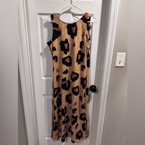Leopard Print Maxi Dress
